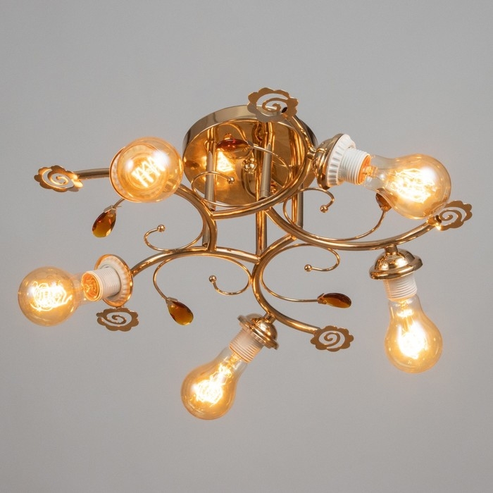 Люстра Люстра "Аннис" БП 5х40Вт Е27 Золото МОДЕЛЬ: 2612360