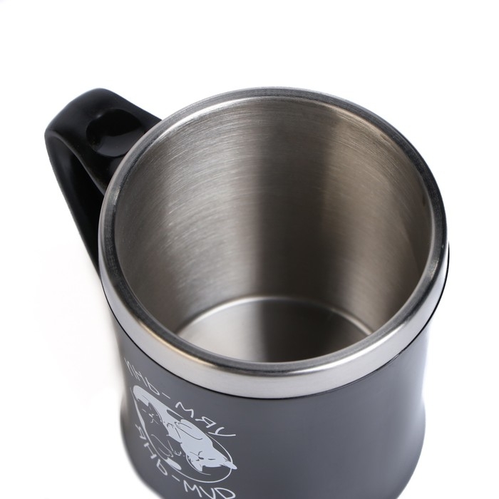 Термокружка, 350 мл, Lifestyle "Инь-Мур", сохраняет тепло 3 ч