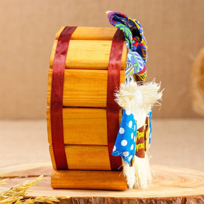 Копилка деревянная Копилка деревянная "Домовой Кузьма", микс