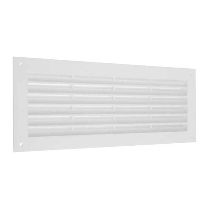 Решетка радиаторная "КосмоВент" Л1337, 130 х 370 мм, белая