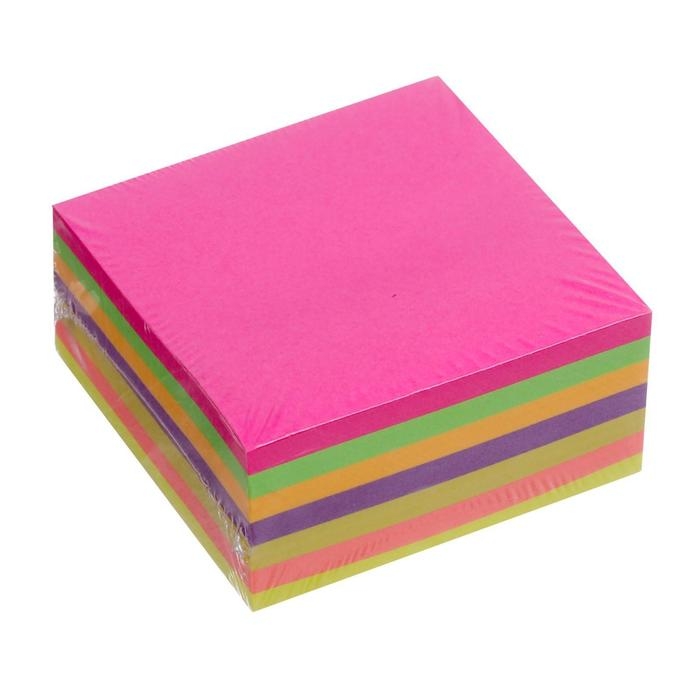 Блок с липким краем 51 мм х 51 мм, 250 листов, 7 цветов пастельные+флуоресцентные Блок с липким краем 51 мм х 51 мм, 250 листов, 7 цветов пастельные+флуоресцентные