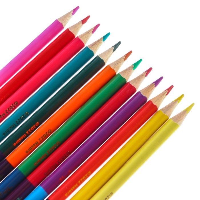 Карандаши цветные 24 цвета, двусторонние, Transformers Карандаши цветные 24 цвета, двусторонние, Transformers