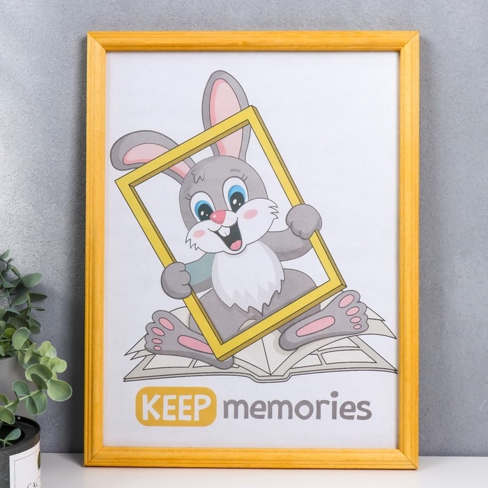 Фоторамка дерево 30х40 см, сосна (пластиковый экран) Фоторамка дерево 30х40 см, сосна (пластиковый экран)