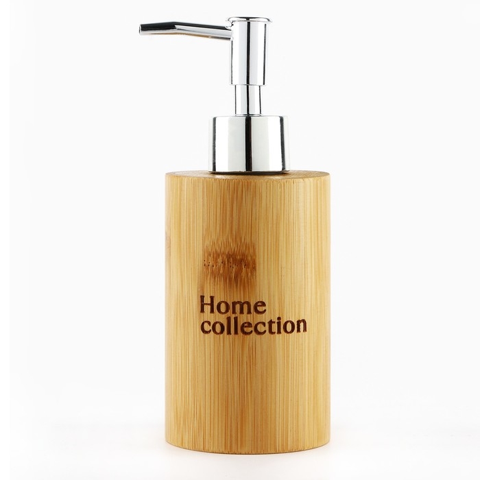 Дозатор для жидкого мыла «Home collection» деревянный, 160 мл. Дозатор для жидкого мыла «Home collection» деревянный, 160 мл.