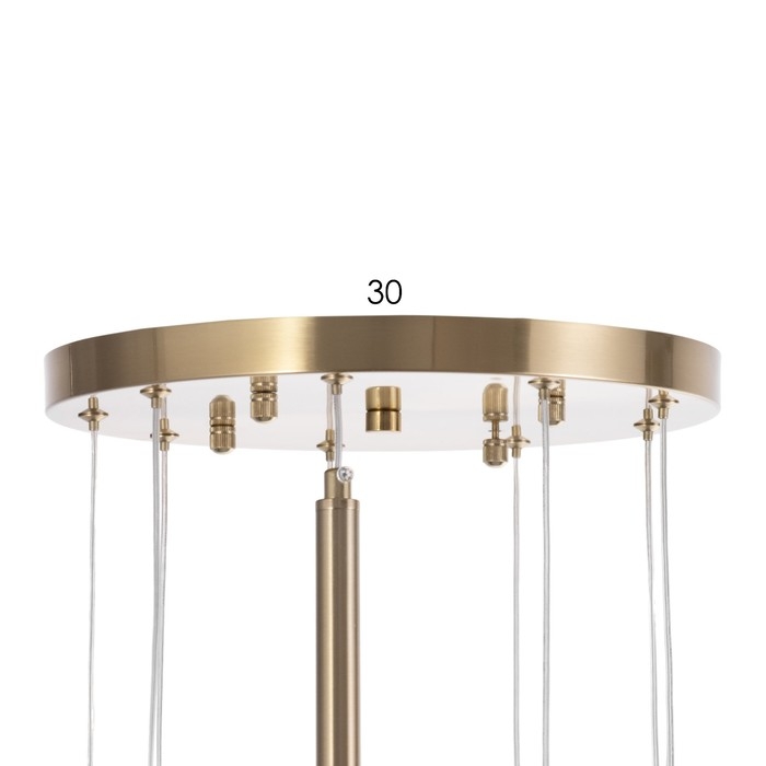 Светильник Светильник "Жаклин" 9х3Вт G4 бронза 30х30х180см