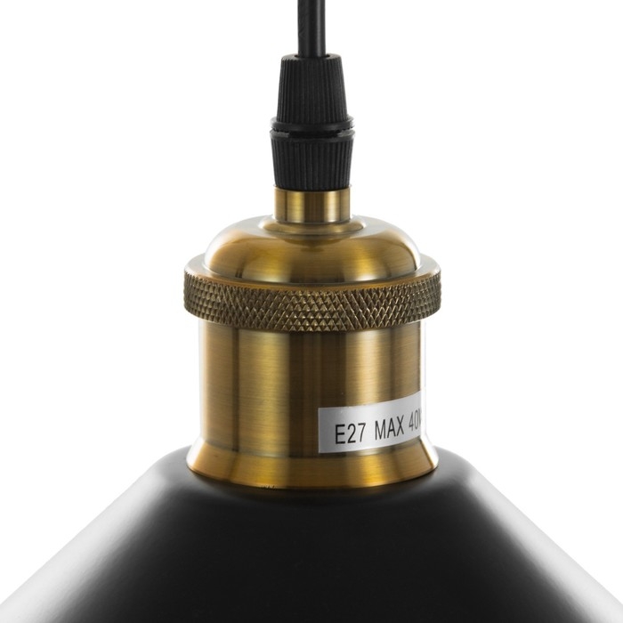 Светильник BayerLux Светильник BayerLux "Грегори" 40Вт E27 черный 30x30x14-100 см