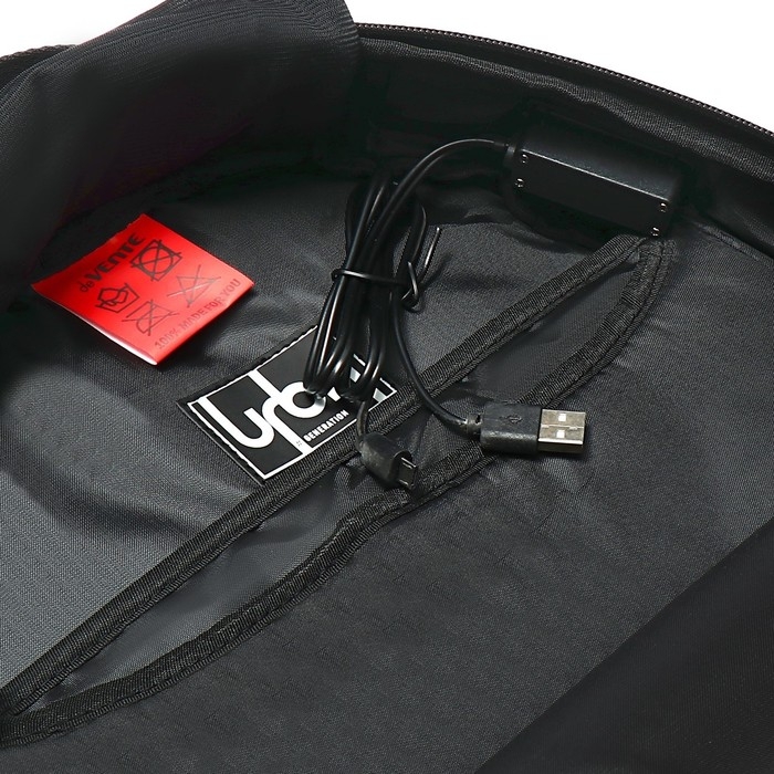 Рюкзак молодежный 39 х 30 х 17, эргономичная спинка, deVENTE Label 19L, + usb Gravity 7032438 Рюкзак молодежный 39 х 30 х 17, эргономичная спинка, deVENTE Label 19L, + usb Gravity 7032438