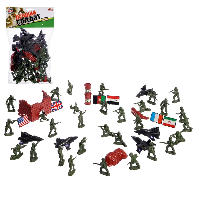 Набор солдатиков «Лучший солдат», 43 предмета Набор солдатиков «Лучший солдат», 43 предмета