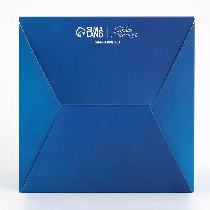 Подарочная коробкановогодняя складная с 3D эффектом «Сказка», 11 х 11 х 13 см, Новый год Подарочная коробкановогодняя складная с 3D эффектом «Сказка», 11 х 11 х 13 см, Новый год