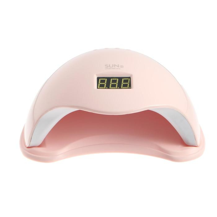 Лампа для гель-лака JessNail SUN 5, UV/LED, 48 Вт, таймер 10/30/60 сек, розовая Лампа для гель-лака JessNail SUN 5, UV/LED, 48 Вт, таймер 10/30/60 сек, розовая
