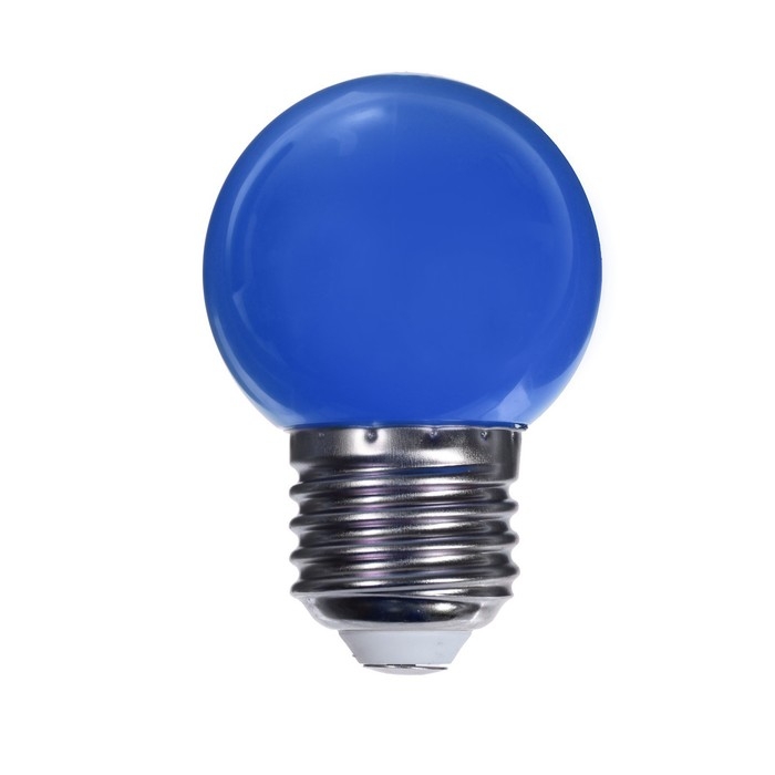 Лампа светодиодная Luazon Lighting, G45, Е27, 1.5 Вт, для белт-лайта, мульти, наб 20 шт Лампа светодиодная Luazon Lighting, G45, Е27, 1.5 Вт, для белт-лайта, мульти, наб 20 шт