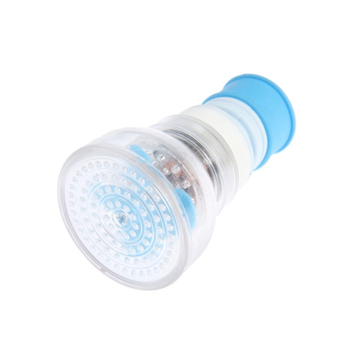 Аэратор ZEIN, увеличивающийся в длину, регулировка потока, пластик, голубой Аэратор ZEIN, увеличивающийся в длину, регулировка потока, пластик, голубой