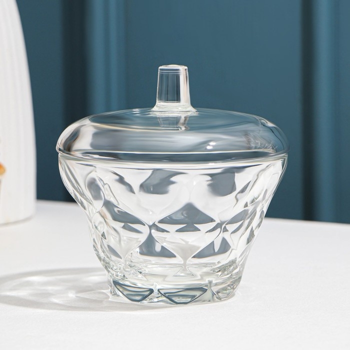 Сахарница стеклянная «Айсд Диамант», 350 мл Сахарница стеклянная «Айсд Диамант», 350 мл