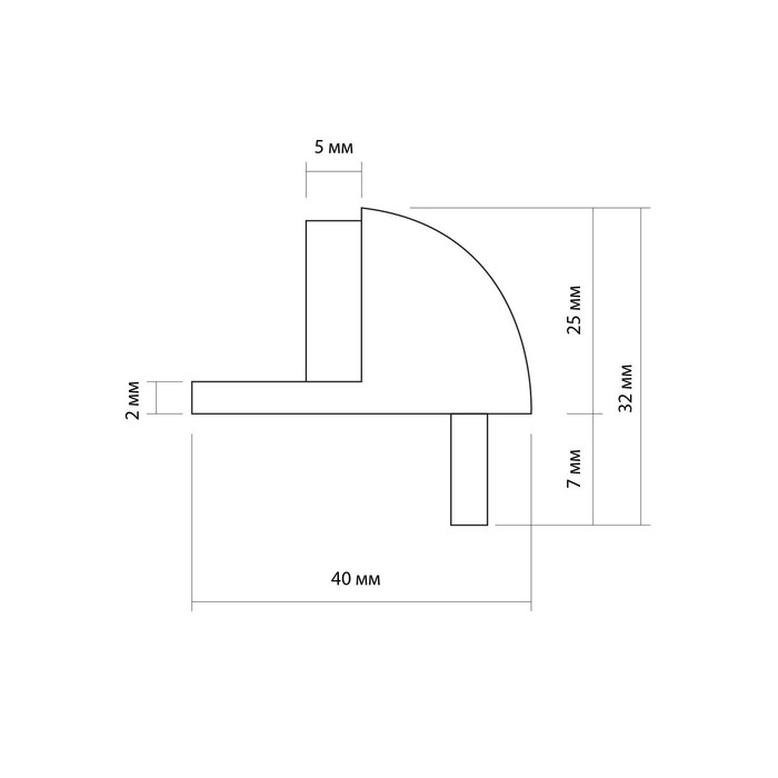 Упор дверной LOCKLAND, с крепежным штырем, d=40 мм, h=25 мм, цвет бронза Упор дверной LOCKLAND, с крепежным штырем, d=40 мм, h=25 мм, цвет бронза