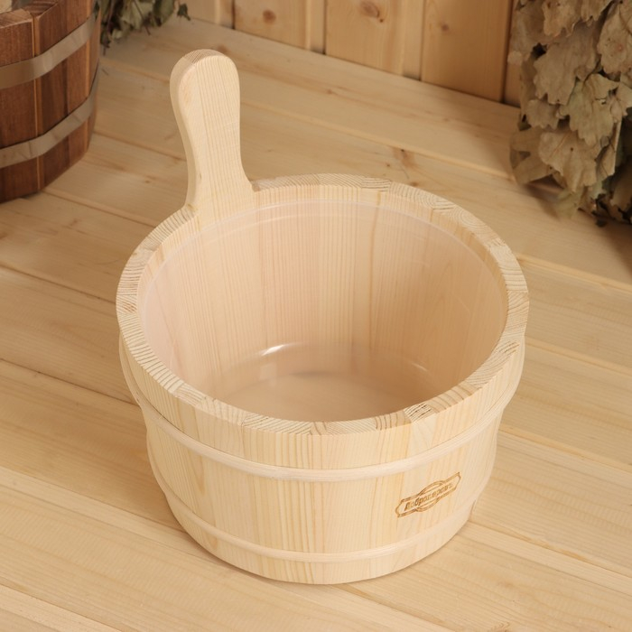 Запарник с пластиковой вставкой, 4 литра 26х22х27 см Запарник с пластиковой вставкой, 4 литра 26х22х27 см