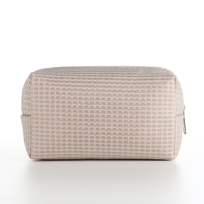 Косметичка на молнии, цвет бежевый Косметичка на молнии, цвет бежевый