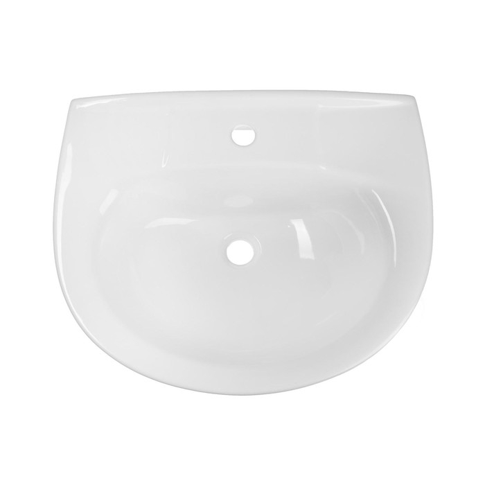 Умывальник ЛЗСФ Умывальник ЛЗСФ "Антей", ширина 550 мм, без перелива, с отв. под смеситель, без пьедестала