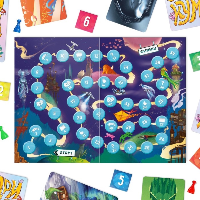 Настольная игра на асоциации и воображение «Дримикум. Сказочный», 98 карт, 10+ Настольная игра на асоциации и воображение «Дримикум. Сказочный», 98 карт, 10+