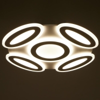 Светильник с ПДУ 1584/5 LED 200Вт диммер белый d.50 см BayerLux