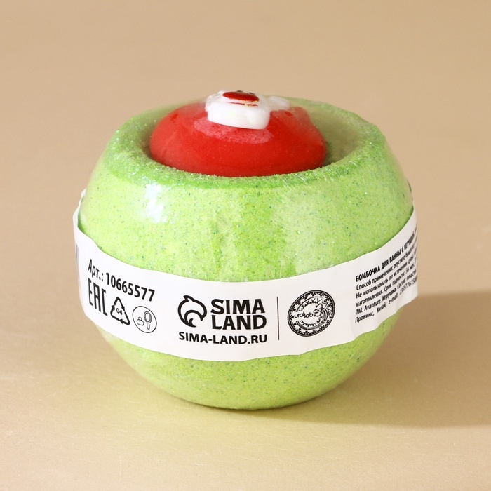 Новый Год. Бомбочка для ванны с игрушкой, 140 г, микс Новый Год. Бомбочка для ванны с игрушкой, 140 г, микс