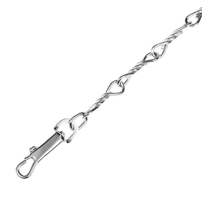 Поводок металлический витой с нейлоновой ручкой, 180 см х 3,5 мм Поводок металлический витой с нейлоновой ручкой, 180 см х 3,5 мм