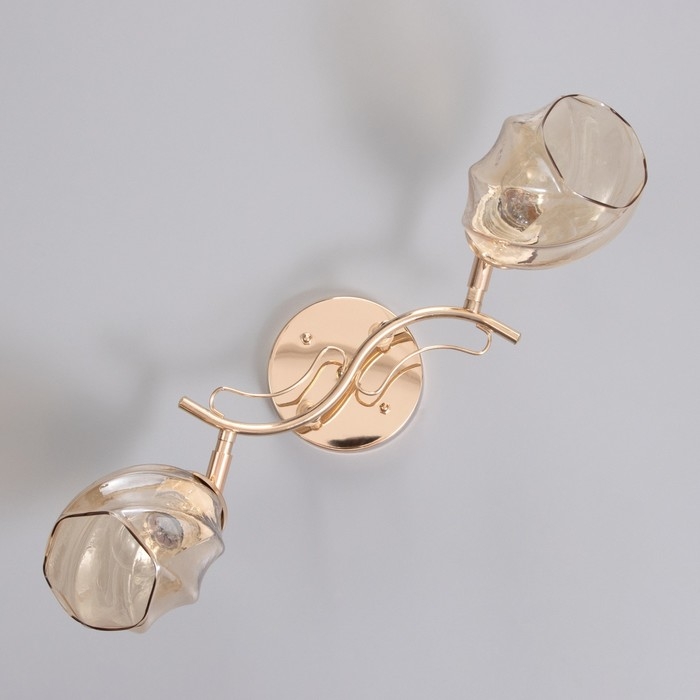 Люстра Люстра "Лойс" 2х40Вт Е27 Золото 50х50х22см