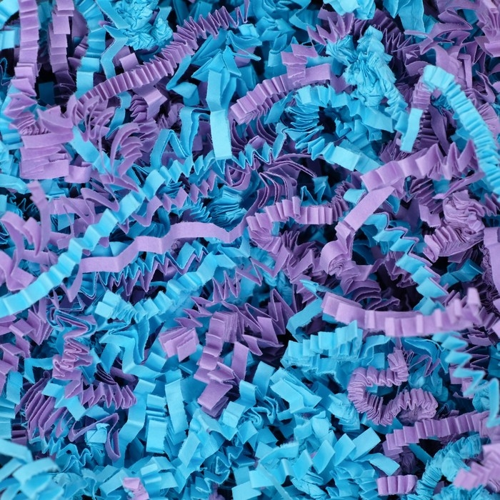 Наполнитель бумажный «Для него», микс, сине-фиолетовый, 50 г