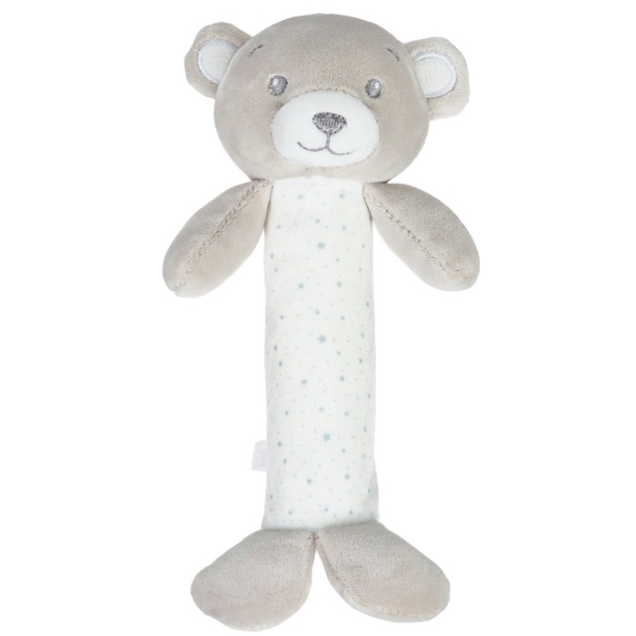 Пищалка - погремушка «Серый мишка», Крошка Я Пищалка - погремушка «Серый мишка», Крошка Я