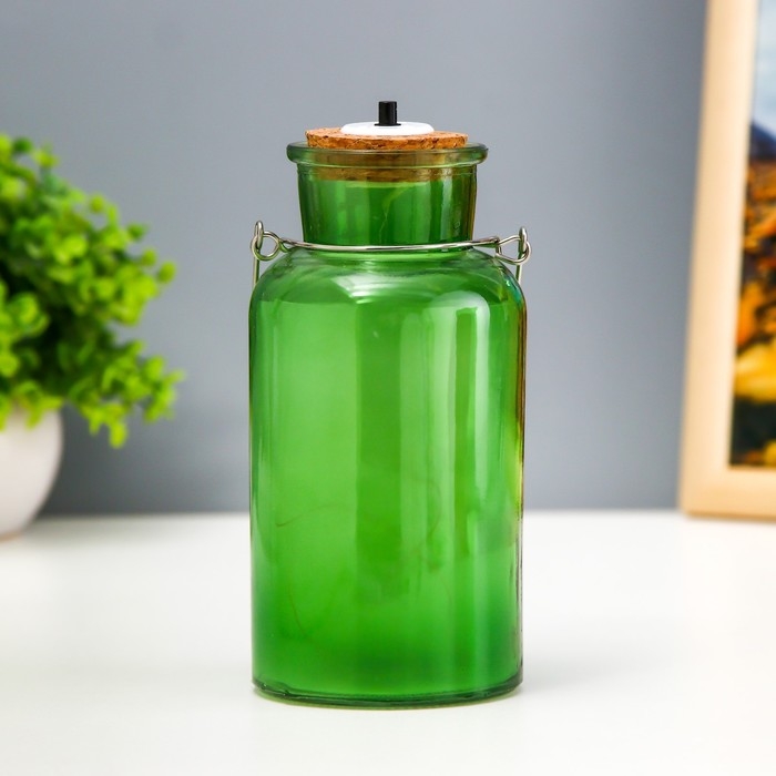 Ночник Ночник "Анде" LED от батареек зеленый 8х8х16,5 см RISALUX