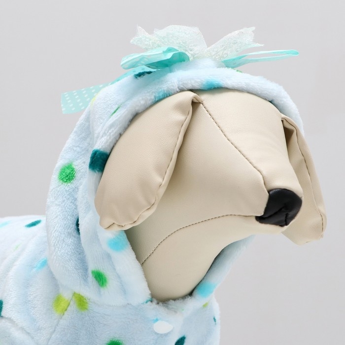 Комбинезон Комбинезон "Конфетка", размер XL, голубой (ДС 27, ОШ 32, ОГ 40 см)