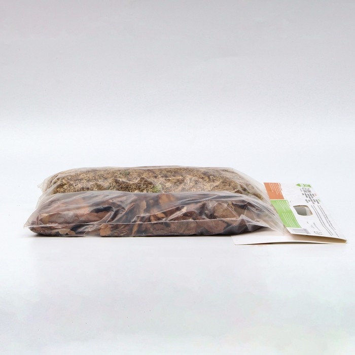 Набор для орхидей Кора сосны 2-6 фр  + Мох сфагнум  Набор для орхидей Кора сосны 2-6 фр  + Мох сфагнум "Рецепты Дедушки Никиты" 3+3 л.