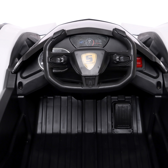 Электромобиль «Купе», 2 мотора, цвет белый Электромобиль «Купе», 2 мотора, цвет белый