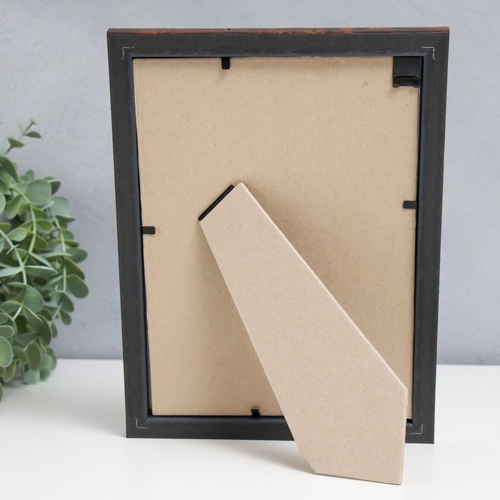 Фоторамка пластик Фоторамка пластик "Офис 8" 15х21 см, карельская берёза