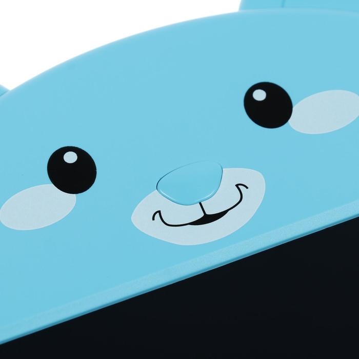 Планшет для рисования и заметок Luazon Планшет для рисования и заметок Luazon "Медвежонок", 9", функция блокировки, синий