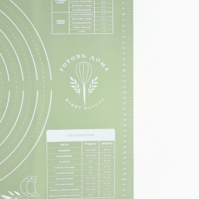 Силиконовой коврик для выпечки «Приятного аппетита», 50 х 70 см Силиконовой коврик для выпечки «Приятного аппетита», 50 х 70 см