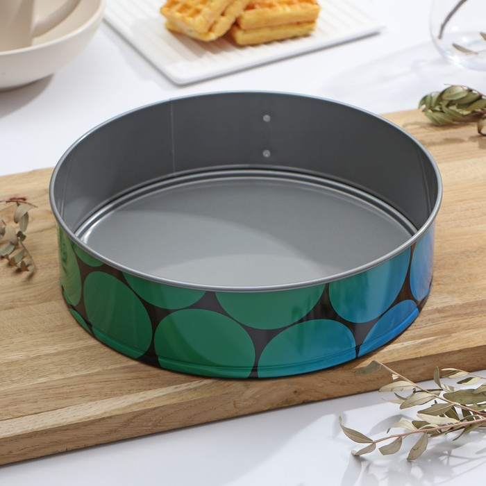 Форма для выпечки и выкладки с регулировкой размера &laquo;Никис&raquo;, d=24 см, h=6 см, антипригарное покрытие, цвет микс