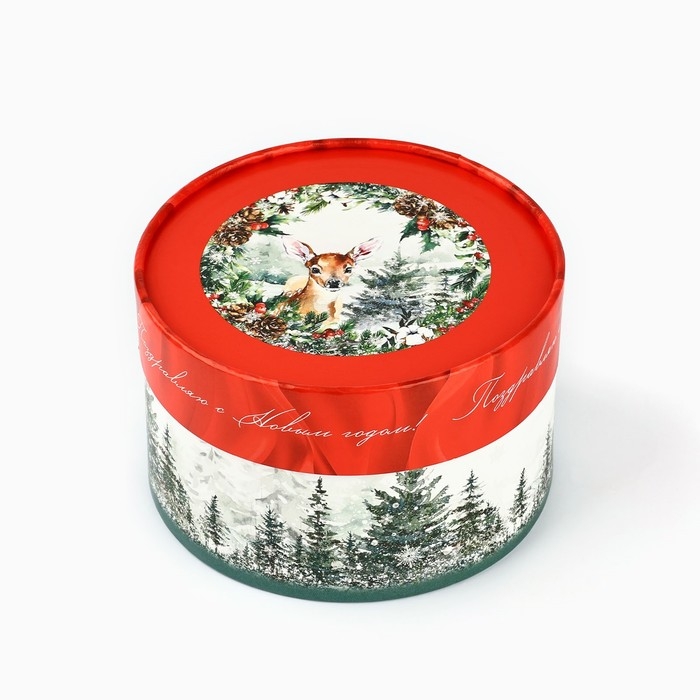 Коробка подарочная «Новогодняя акварель», 12 х 8 см, Новый год Коробка подарочная «Новогодняя акварель», 12 х 8 см, Новый год