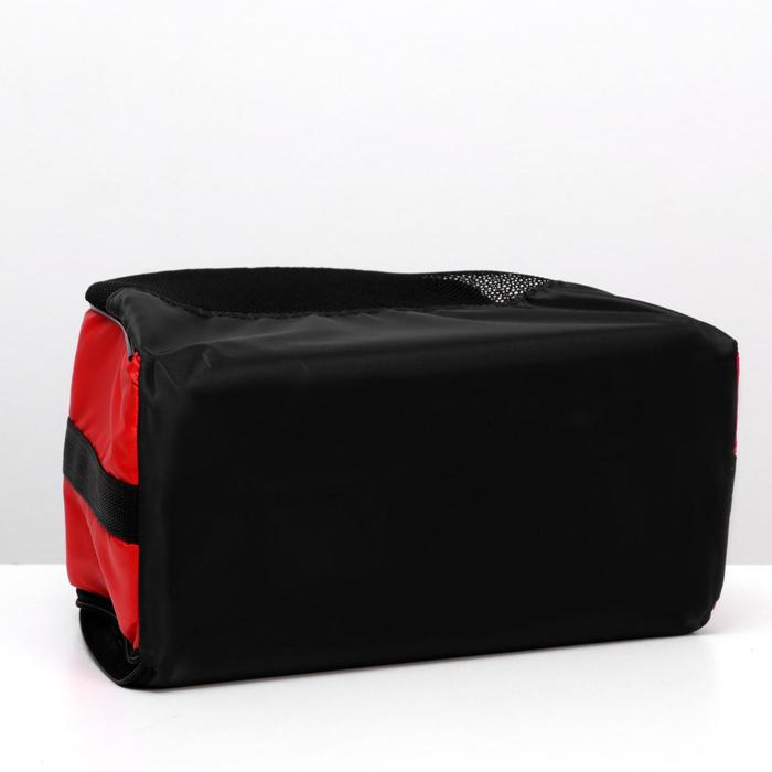 Сумка - переноска для животных, оксфорд, 36 х 17 х 25 см, красная Сумка - переноска для животных, оксфорд, 36 х 17 х 25 см, красная