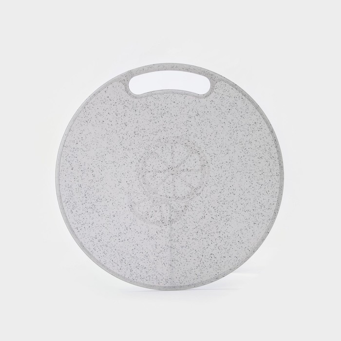 Доска разделочная круглая «Эко», d=31 см, цвет серый Доска разделочная круглая «Эко», d=31 см, цвет серый