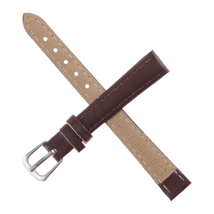 Ремешок для часов Ремешок для часов "Соломон", 12 мм, натуральная кожа, l-20 см, коричневый