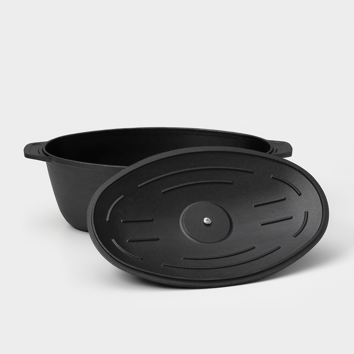 Гусятница чугунная Wild Kitchen, 6 л, с крышкой Гусятница чугунная Wild Kitchen, 6 л, с крышкой