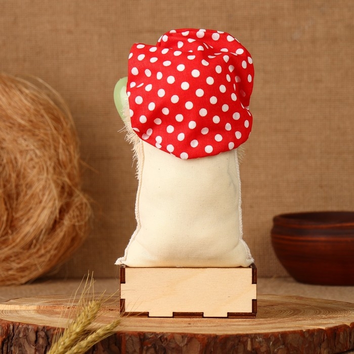 Оберег - шкатулка «Домовой с ложкой», 25 см, микс Оберег - шкатулка «Домовой с ложкой», 25 см, микс