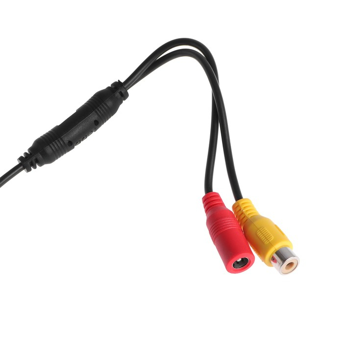 Камера заднего вида TORSO, IP68, обзор 130°, 0.3 Мп, провод 6 м Камера заднего вида TORSO, IP68, обзор 130°, 0.3 Мп, провод 6 м