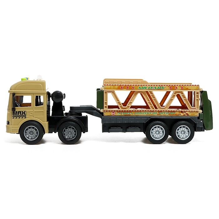 Грузовик инерционный &laquo;Армия&raquo;, трансформируется, свет, звук