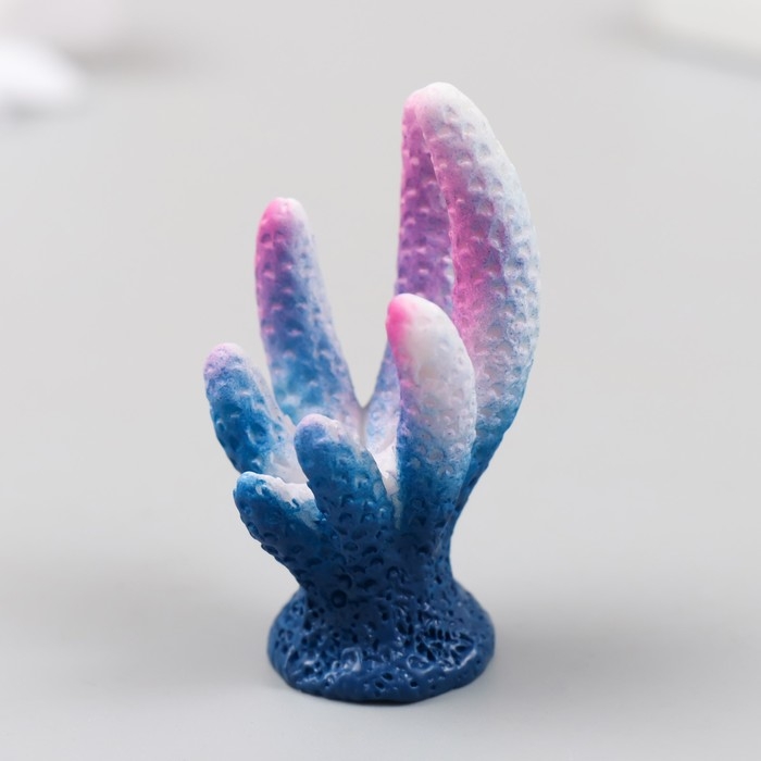 Фигурка для флорариума полистоун  Фигурка для флорариума полистоун "Коралл разноцветный" 3х5,3 см