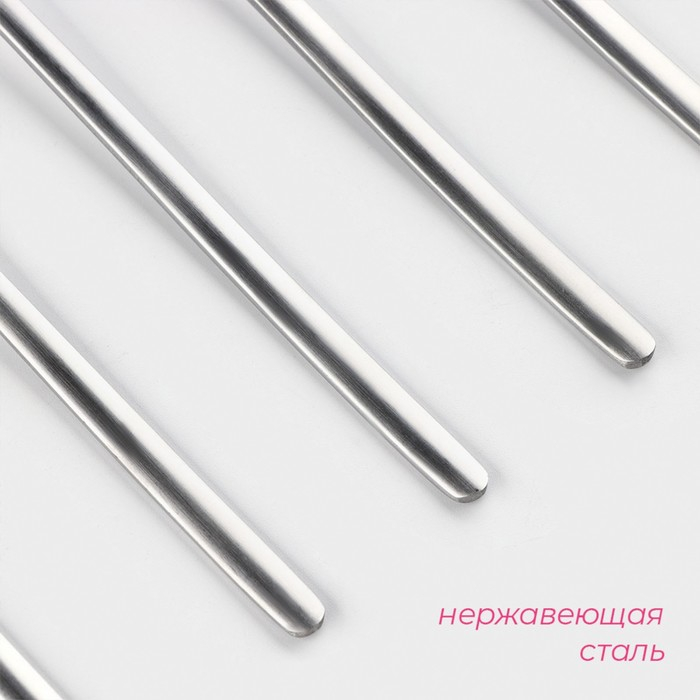 Набор вилок столовых из нержавеющей стали Доляна Sentiment, h=22 см, 6 шт Набор вилок столовых из нержавеющей стали Доляна Sentiment, h=22 см, 6 шт