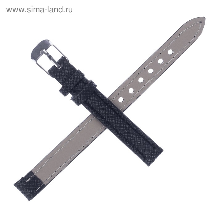 Ремешок для часов, 10 мм, чёрная чешуйка Ремешок для часов, 10 мм, чёрная чешуйка