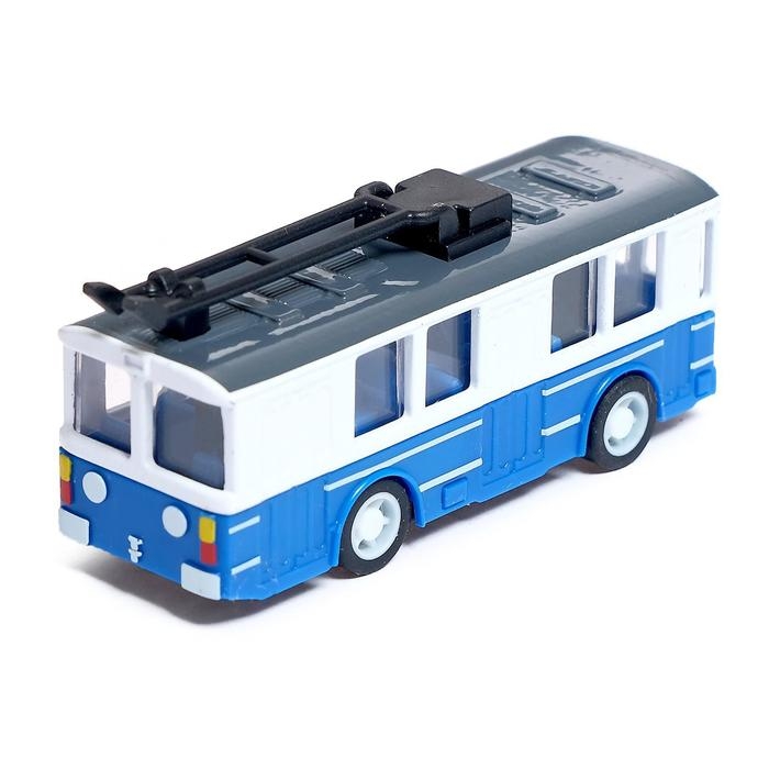 Троллейбус металлический «Город», инерционный Троллейбус металлический «Город», инерционный