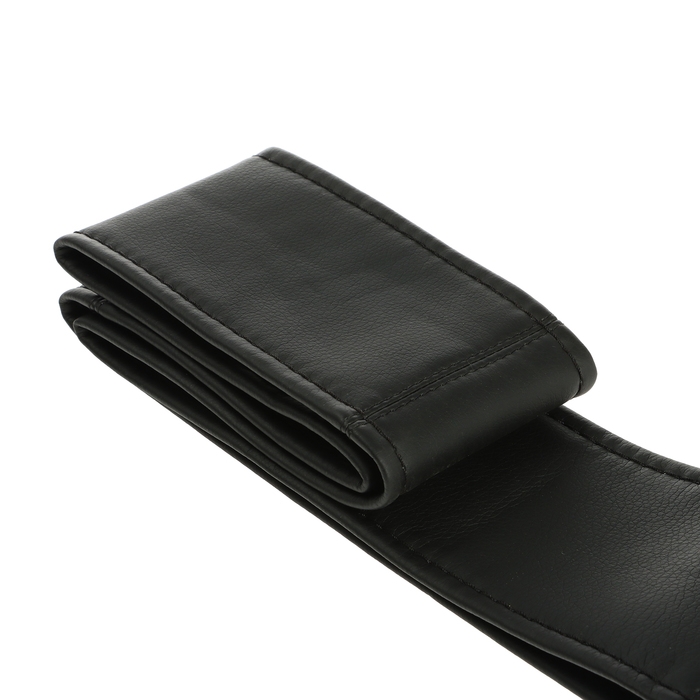 Оплетка на руль сшивная, экокожа, черная, нить, игла, размер 2ХL, 42-44 см Оплетка на руль сшивная, экокожа, черная, нить, игла, размер 2ХL, 42-44 см