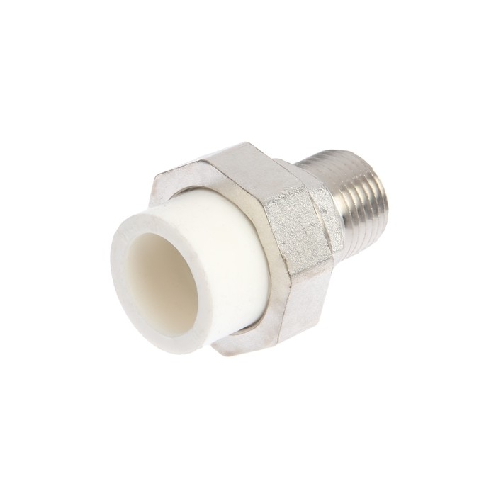 Муфта комбинированная ZEIN, полипропиленовая, американка, наружная резьба, d=20 мм х 1/2 Муфта комбинированная ZEIN, полипропиленовая, американка, наружная резьба, d=20 мм х 1/2"